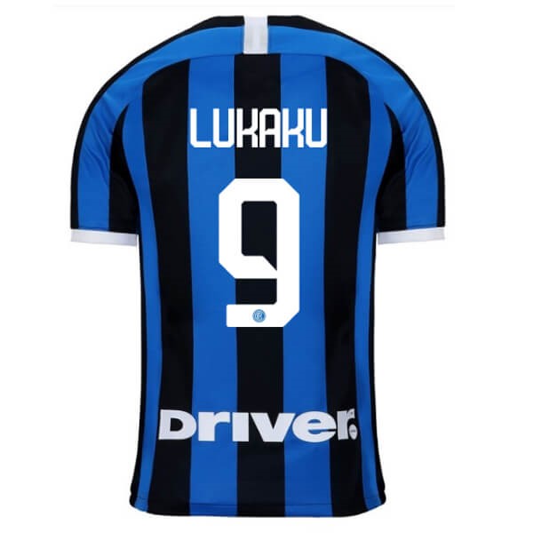 Replicas Camiseta Inter NO.9 Lukaku 1ª 2019/20 Azul